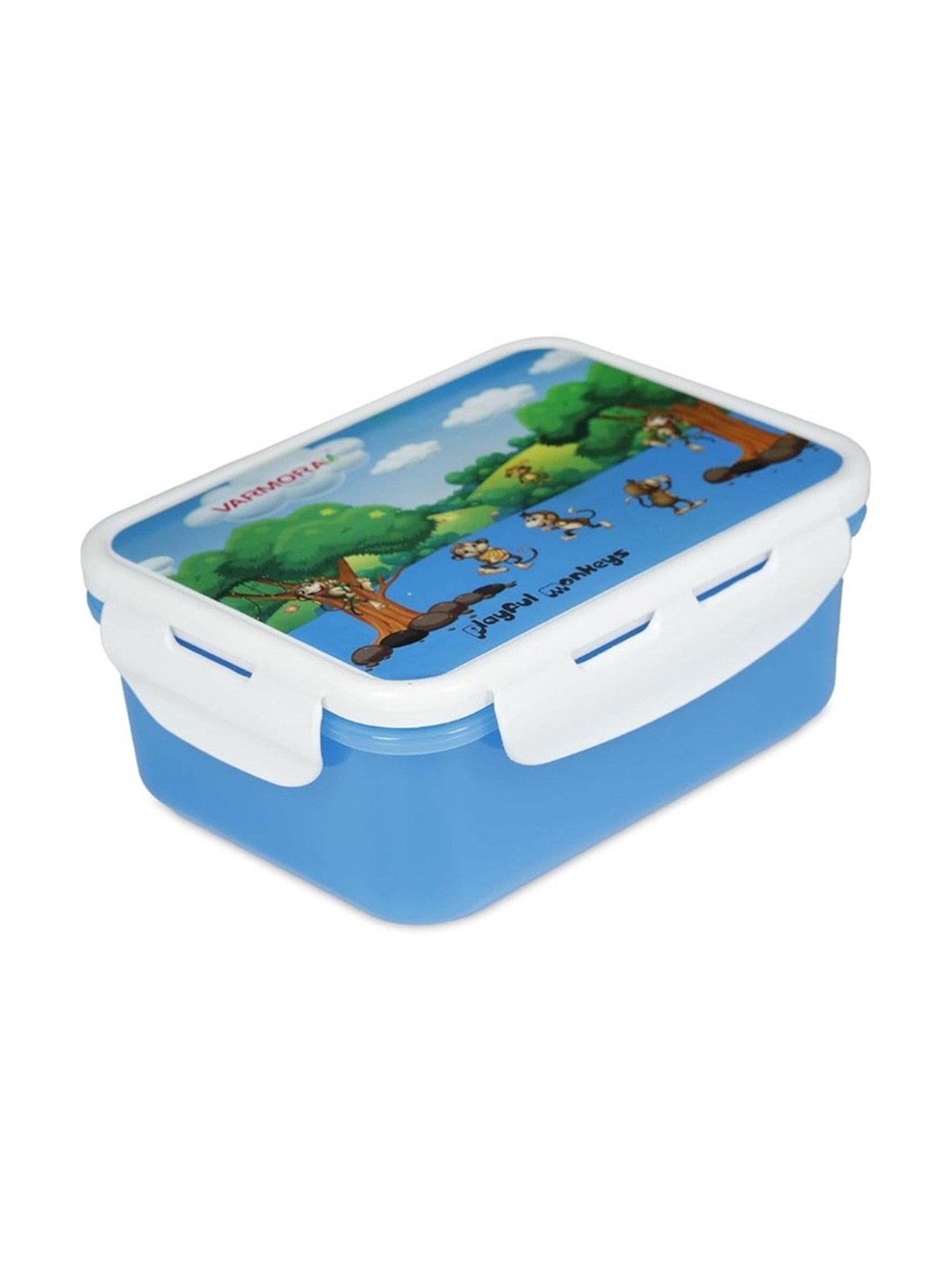 Borosil Grey Stainless Steel Lunch Box - Set of 4