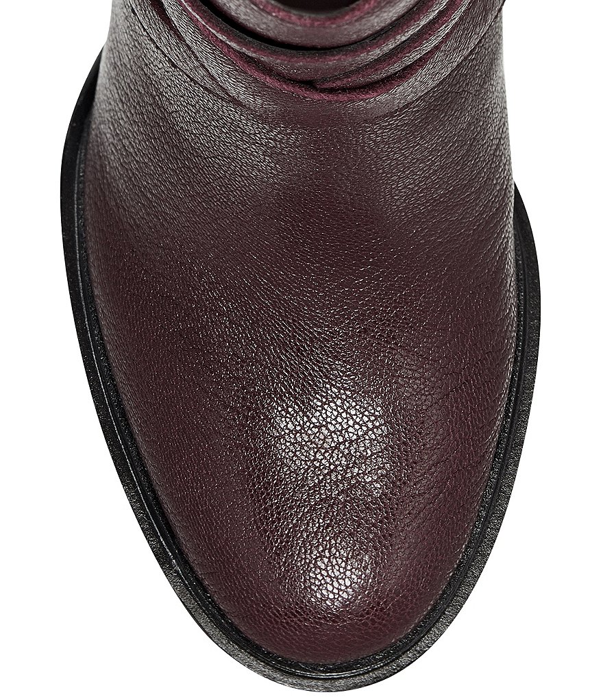 Vince Camuto Elisen Leather Platform Lug Sole Booties