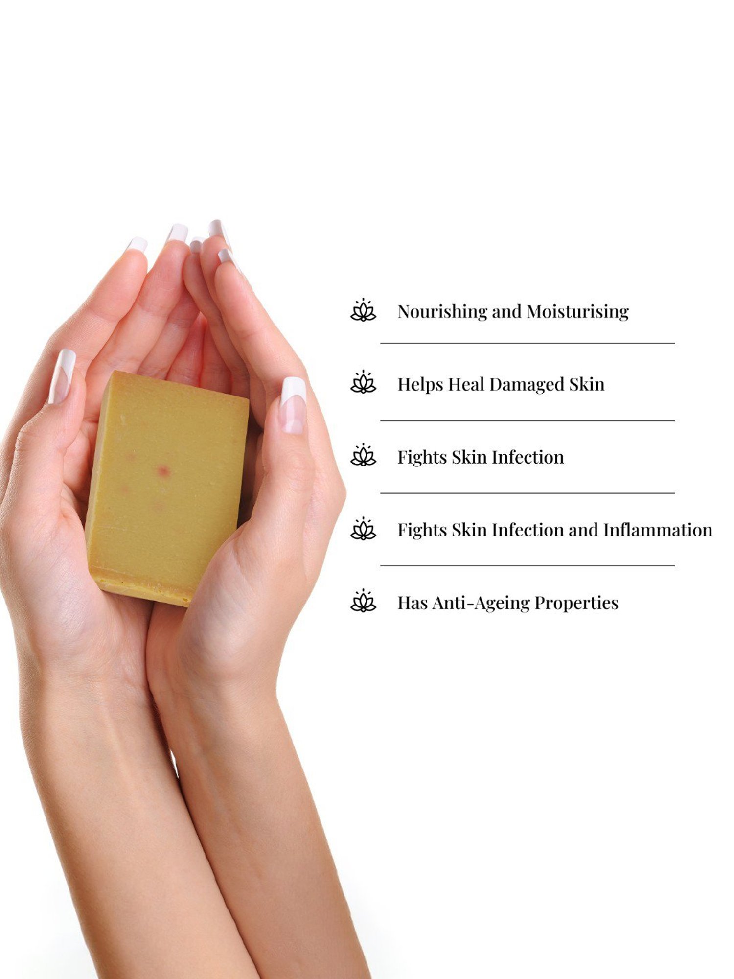 Earthraga Shea Butter & Jasmine Handmade Soap - 125 gm