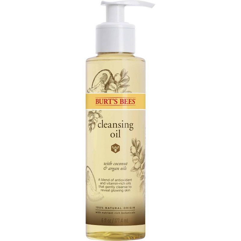 Burt's Bees Facial Cleansing Oil with Coconut & Argan Oil - 6 fl oz
