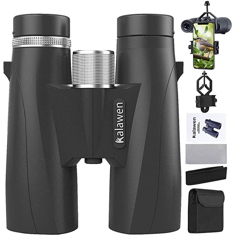 10x42 Binoculars for Adults Compact Waterproof Fog-Proof Binoculars for Bird Watching Concert Hunting Traveling Sports-BAK4 Prism SMC Lens-with Phone Mount Strap Carrying Bag