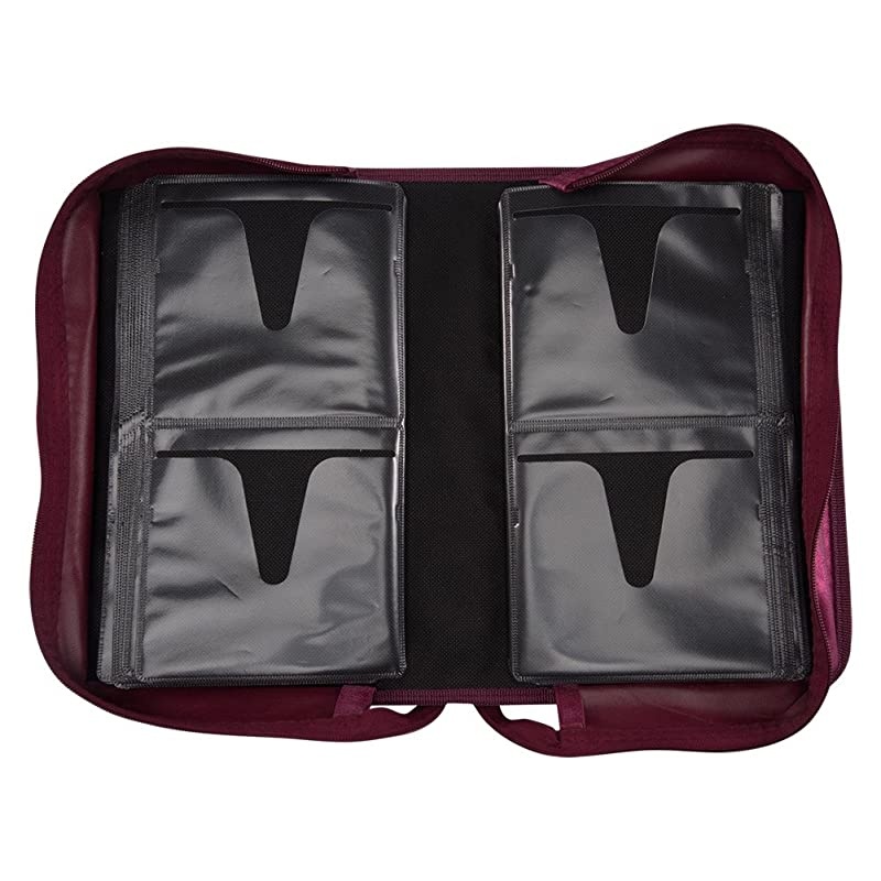 128 Capacity CDDVD case Wallet StorageHolderBooklet by Rose