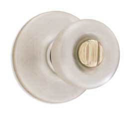 Kwikset 93001-503 Satin Chrome Tylo Privacy Knob Set