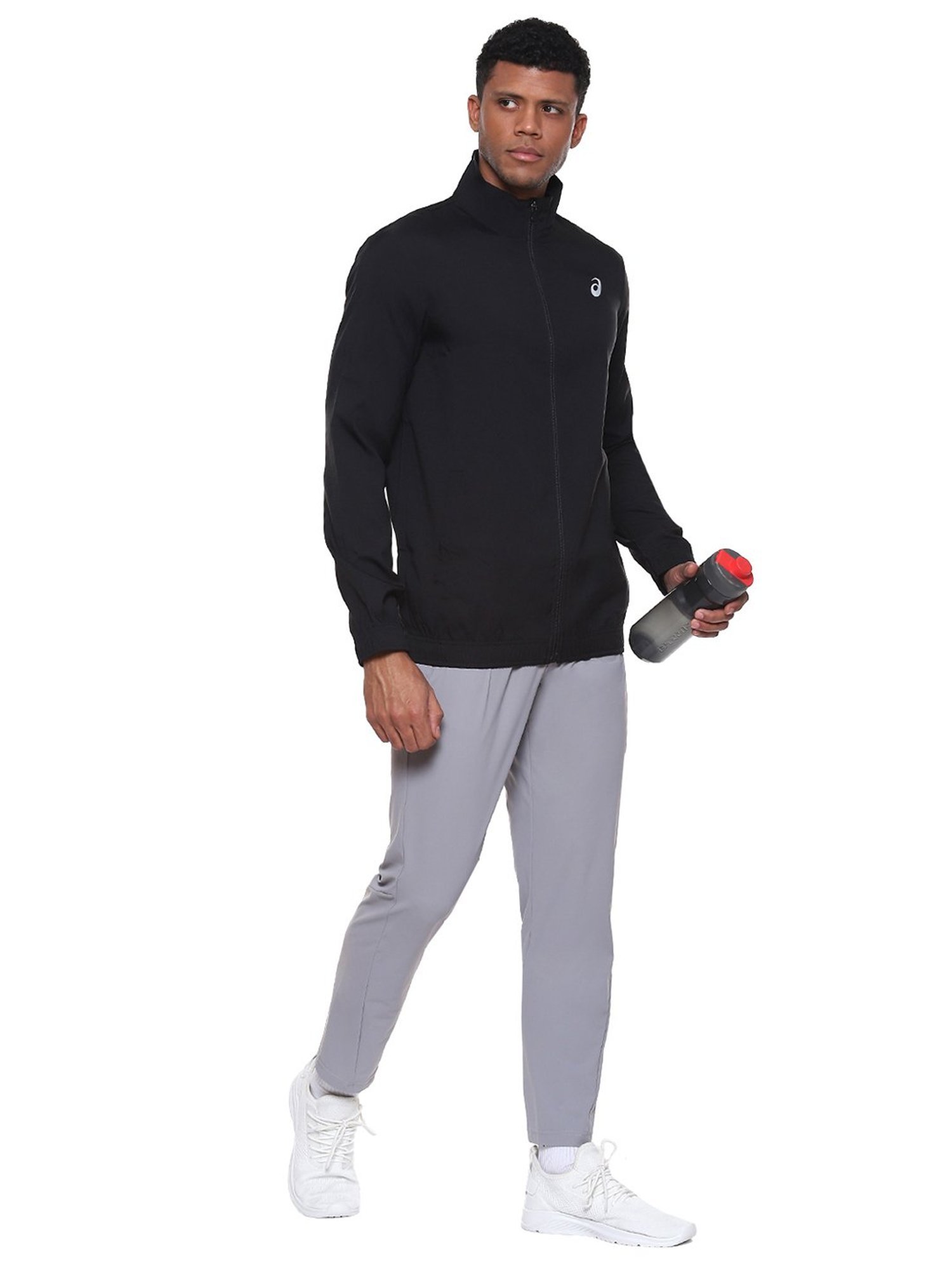 Slowave Teal Regular Fit Sports Hooded Jacket