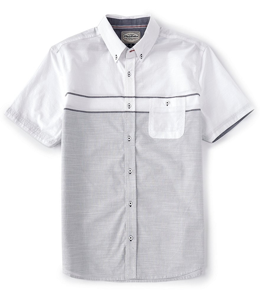 Visconti Multi-Color Polka Dot Long-Sleeve Woven Shirt