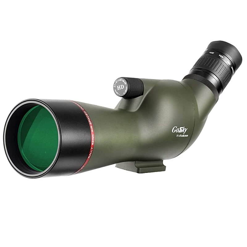 1545x60 Spotting Scope High Definition Waterproof Spotter Scope for Bird Watching Target Shooting Animal Watching Hunting Archery and Other Outdoor Activities