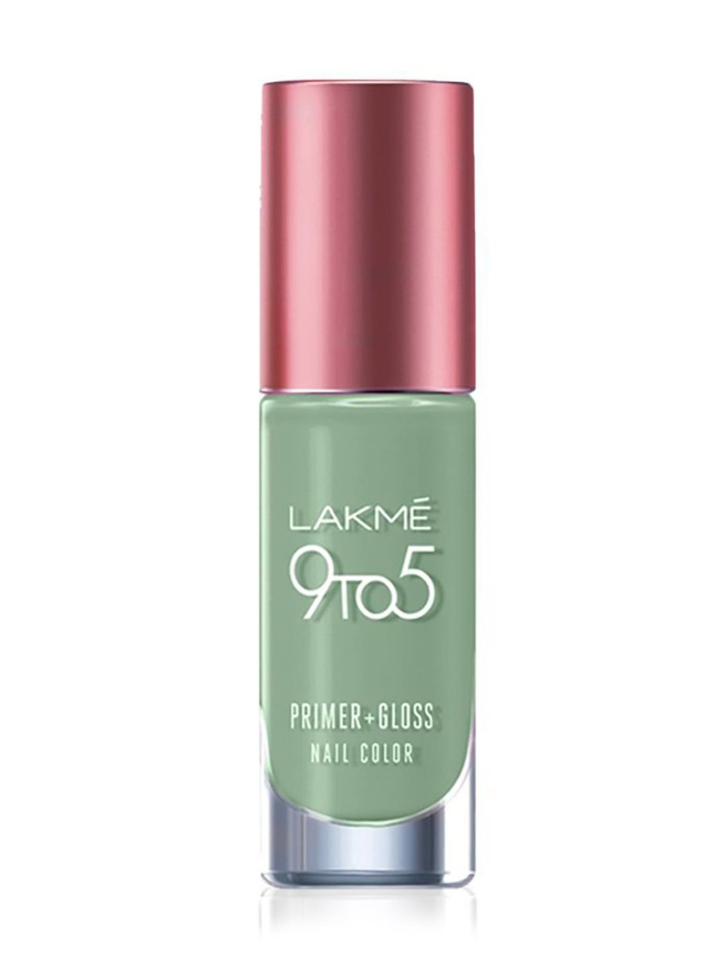 Lakme 9 to 5 Primer & Gloss Nail Colour Green Pistachio - 6 ml