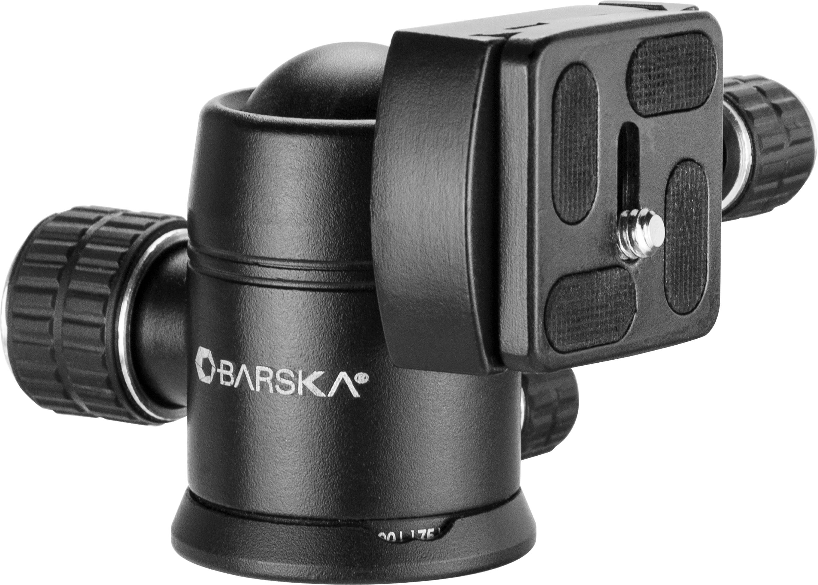 Barska Ball Joint Tripod Head, Black