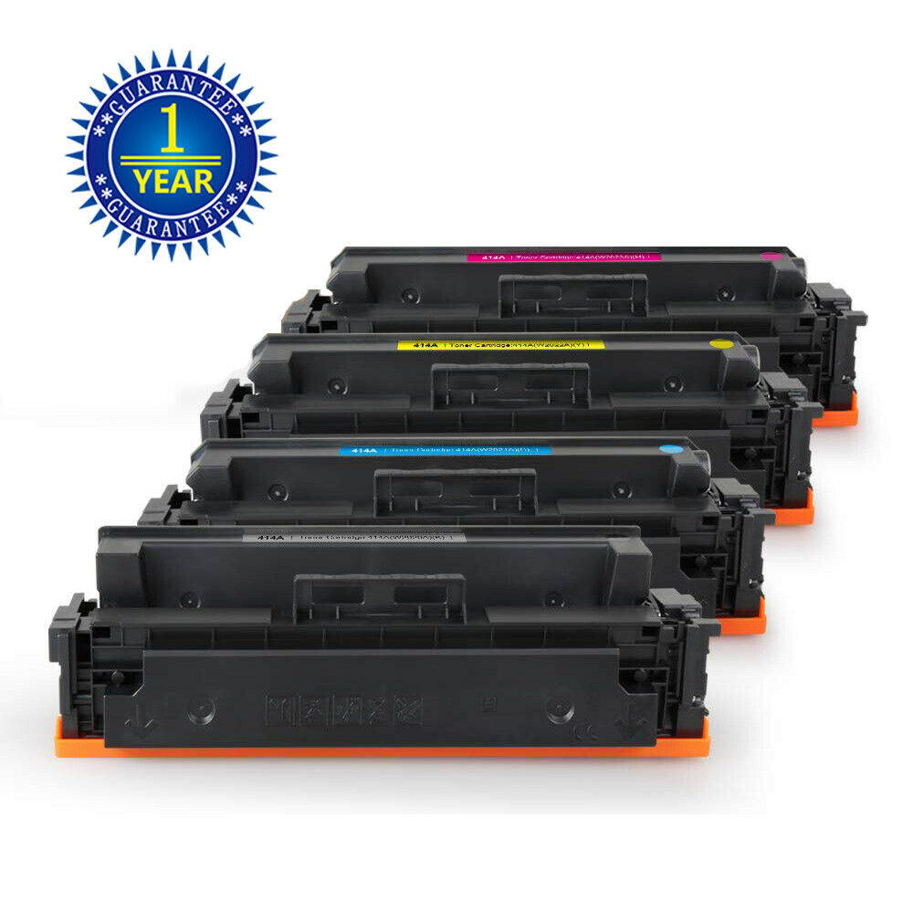 4PK 414A Toner Set (No Chip) for HP Color Laserjet Pro M454 M479fdw M479 M454dw