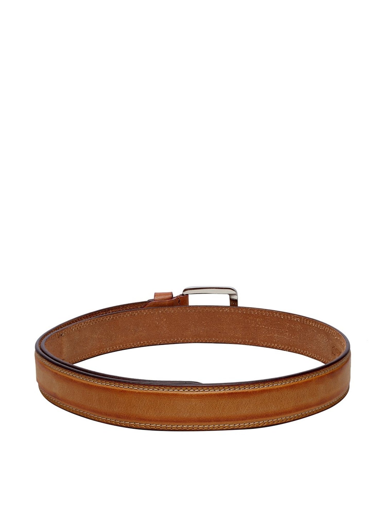 Tan Leather Waist Belt for Men