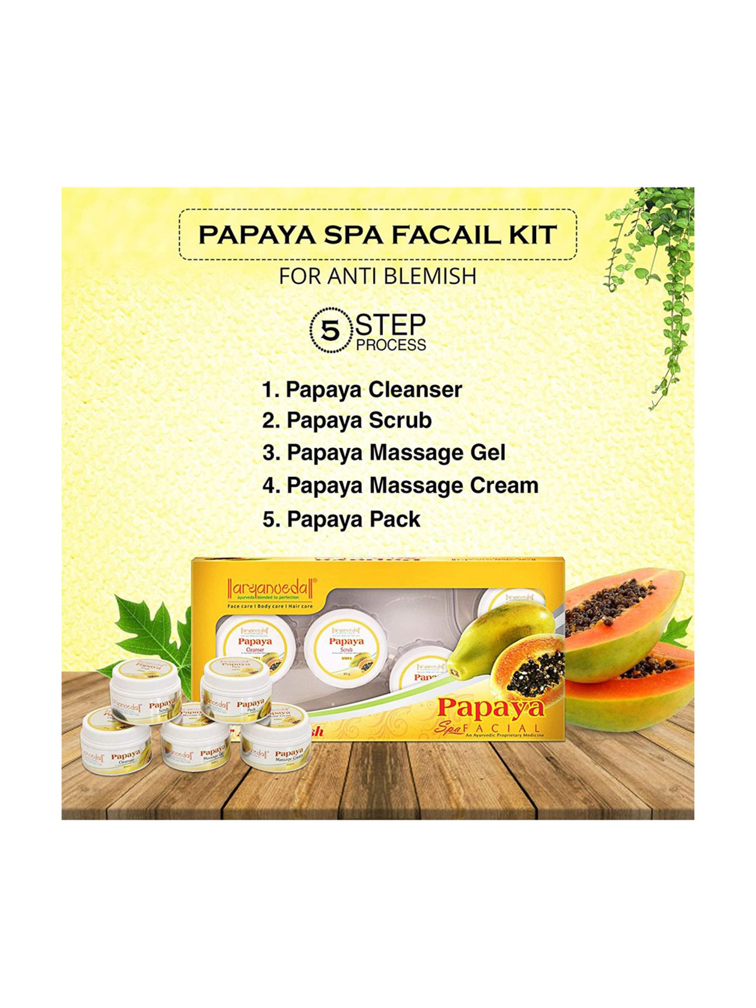 Aryanveda Papaya Facial Kit
