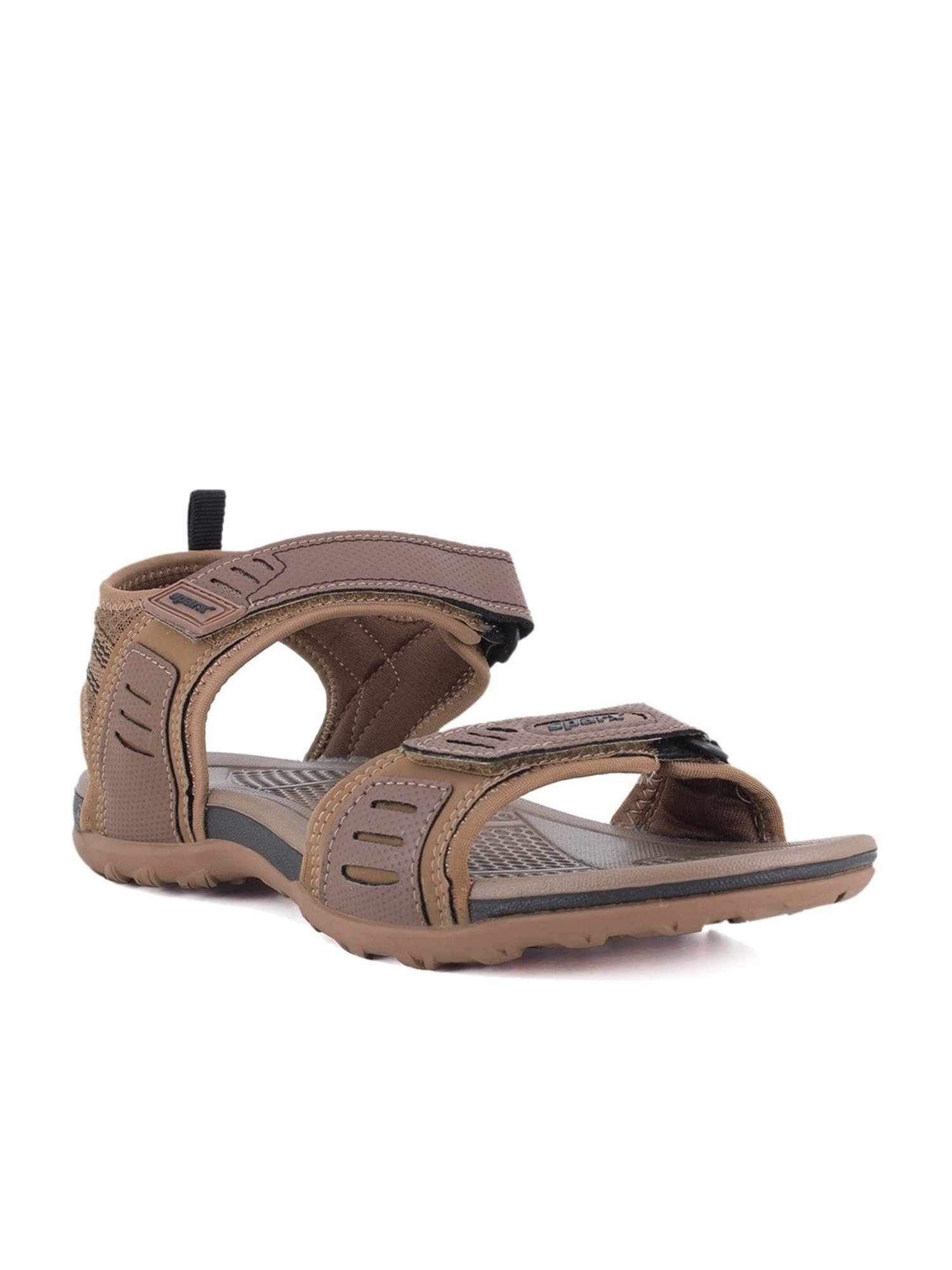 Sparx Men's Brown Floater Sandals
