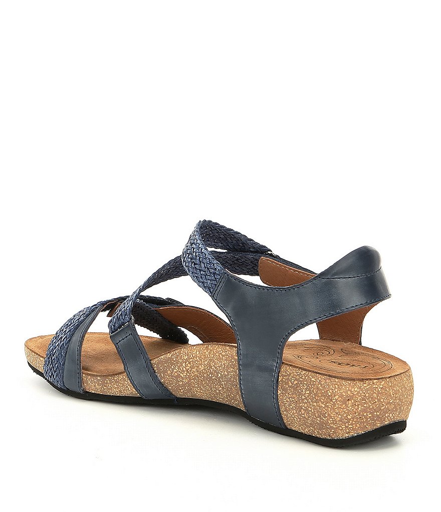 Taos Footwear Trulie Woven Leather Sandals