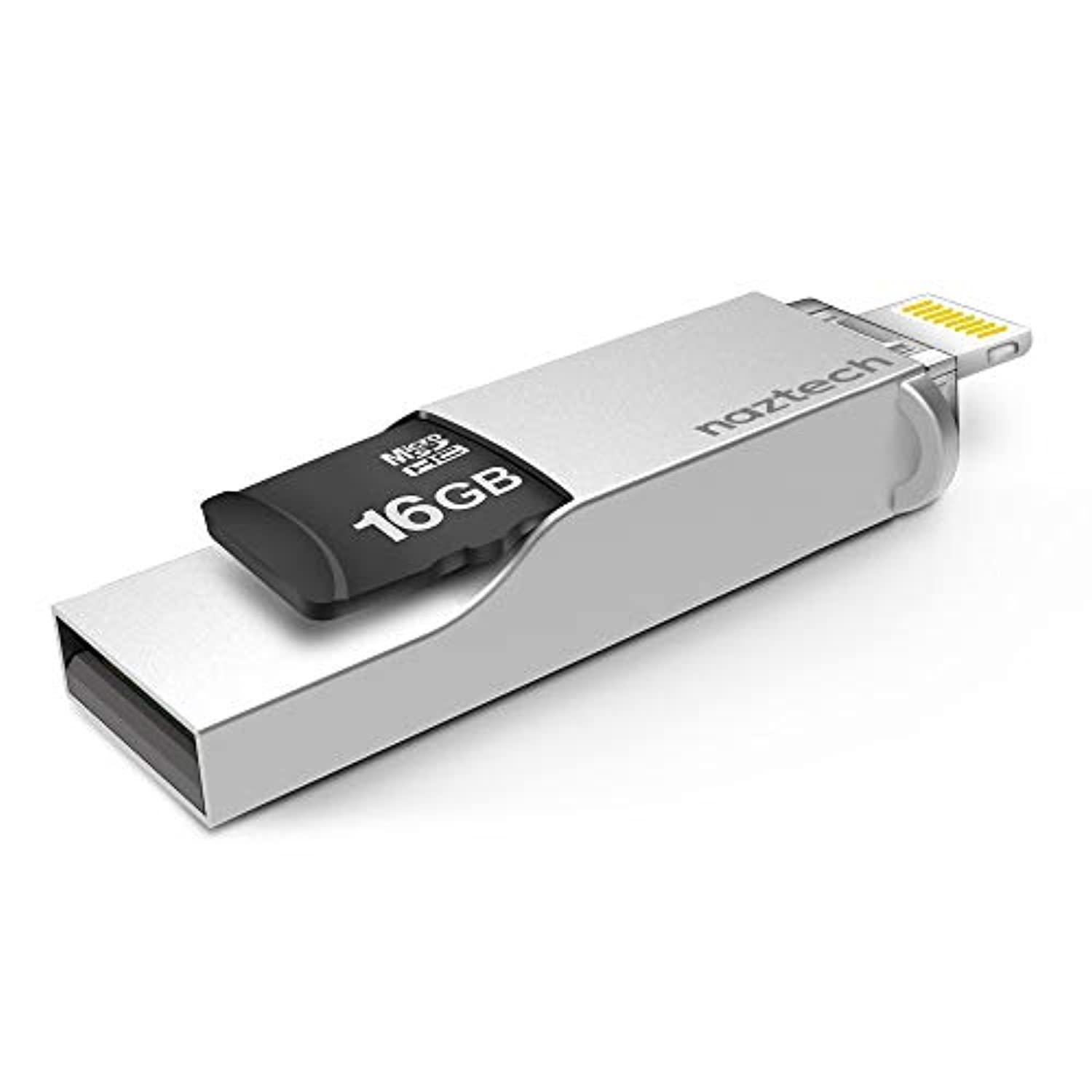 Naztech 14208  Xtra Drive Mini MFi Lightning - Silver