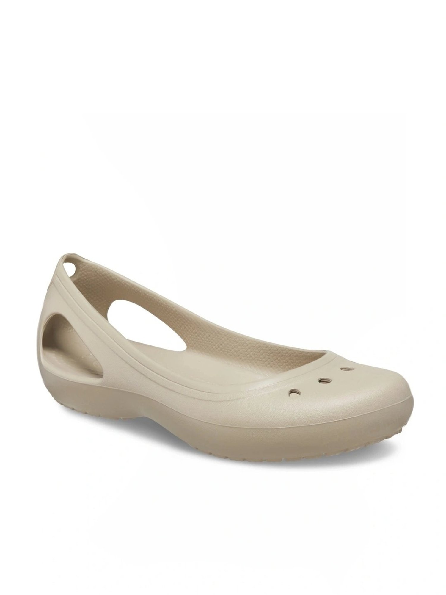 Crocs Women's Kadee Beige Flat Ballets