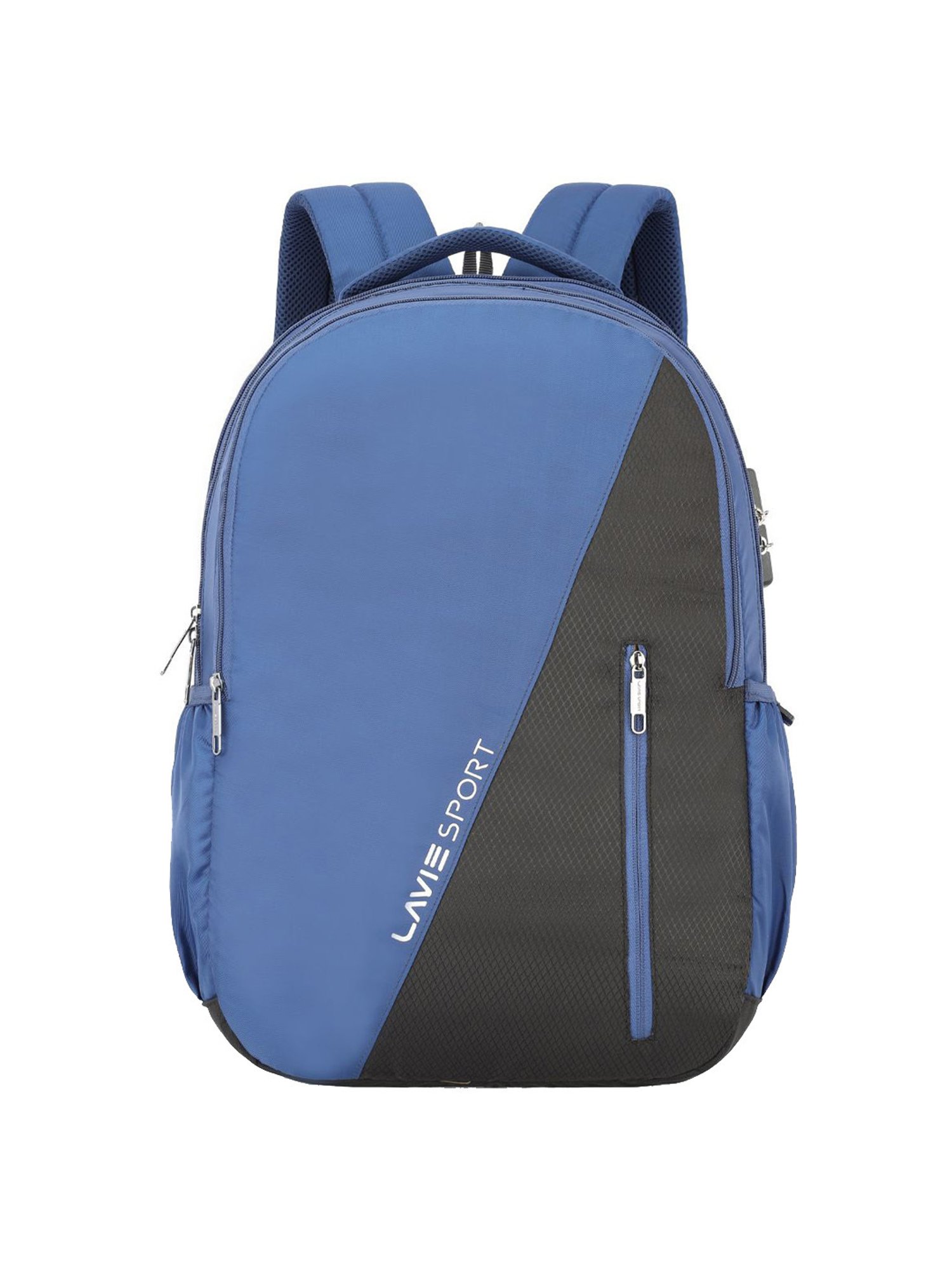 Lavie Sport Diagonal 36L Anti-theft Laptop Backpack For Men & Women (Navy)