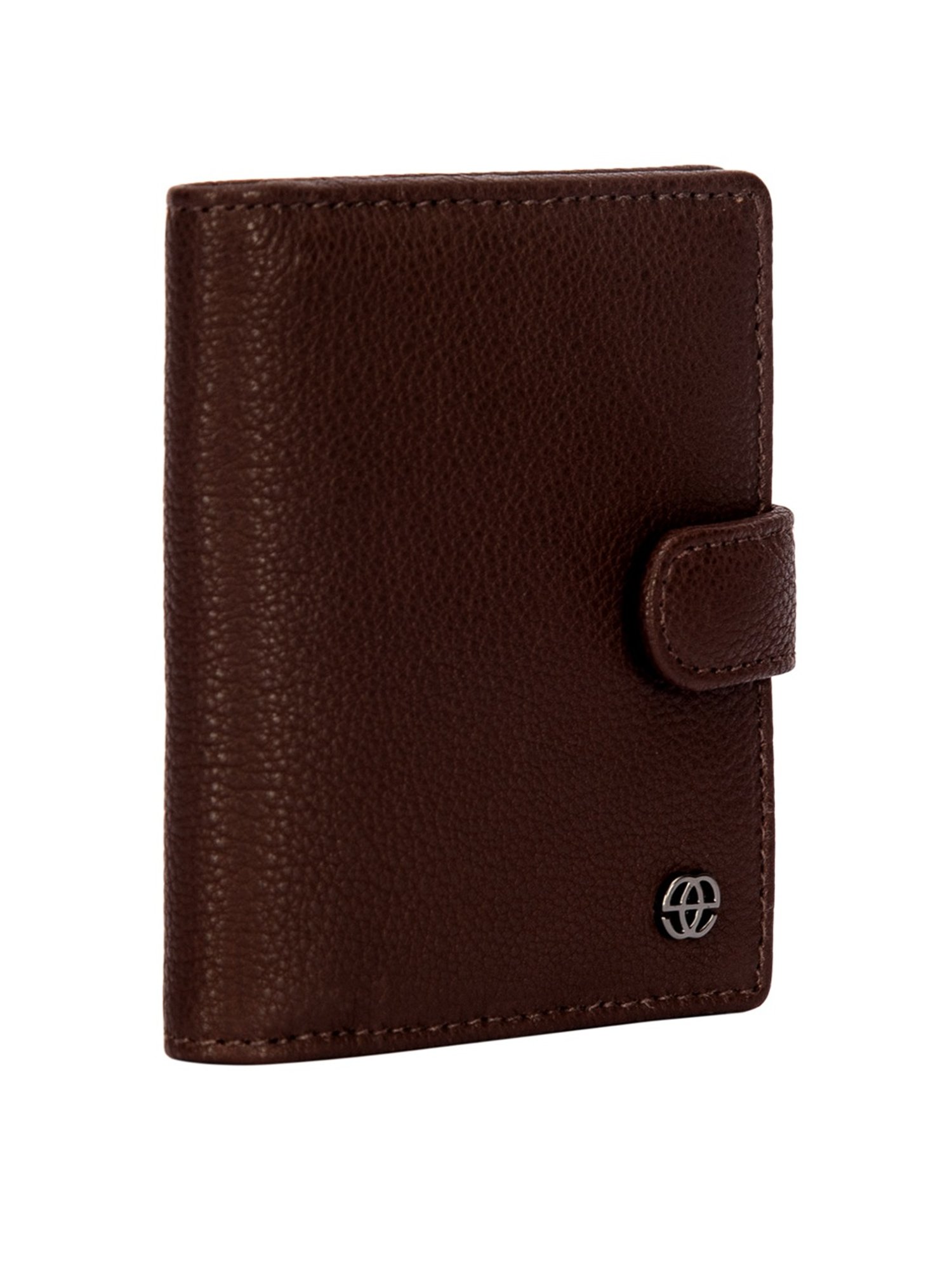 Eske Ren Dark Brown Textured Small Card Holder