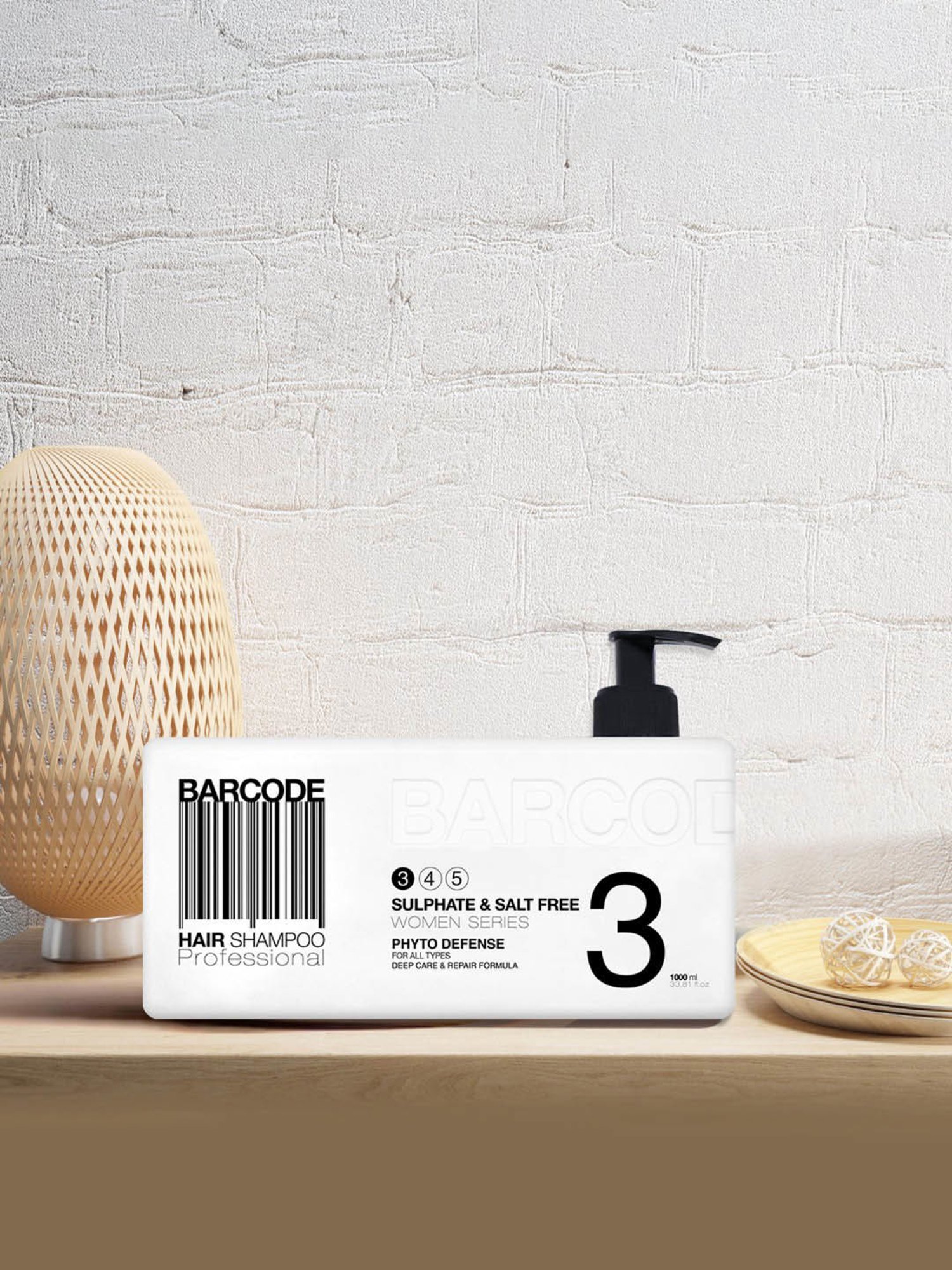 Barcode Professional Sulphate & Salt Free Women Series Hair Shampoo - 1000 ml