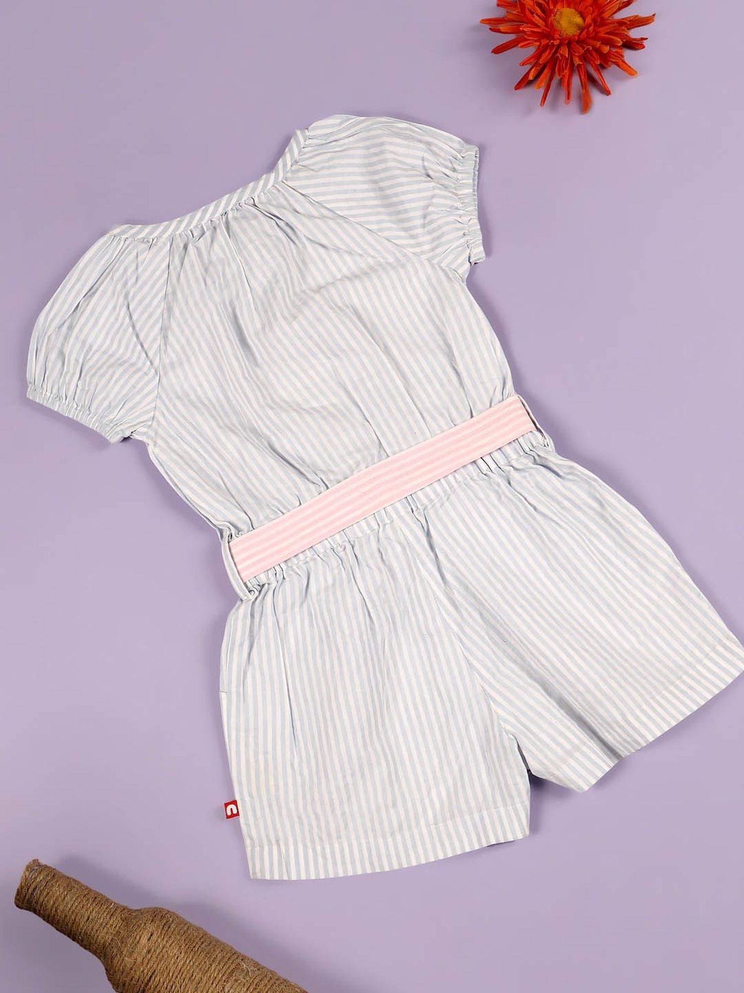 Budding Bees Kids Multicolor Printed Jumpsuit