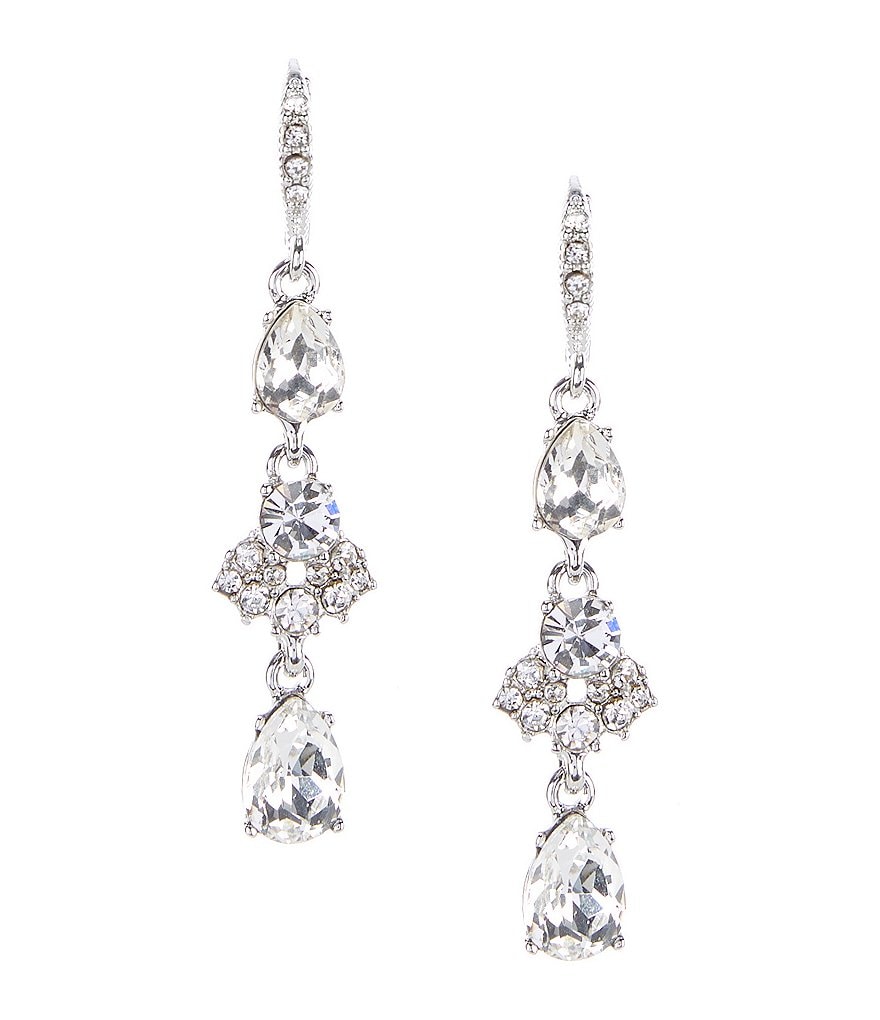 Givenchy Crystal Linear Earrings