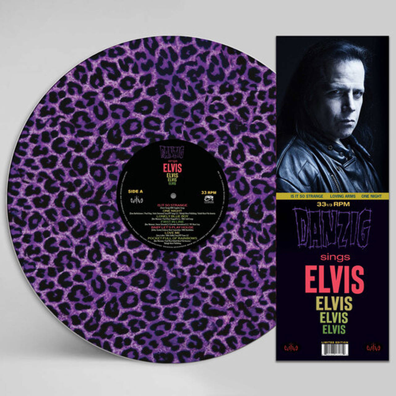 Danzig Danzig Sings Elvis LP (Purple Leopard Print Picture Disc) (Vinyl)