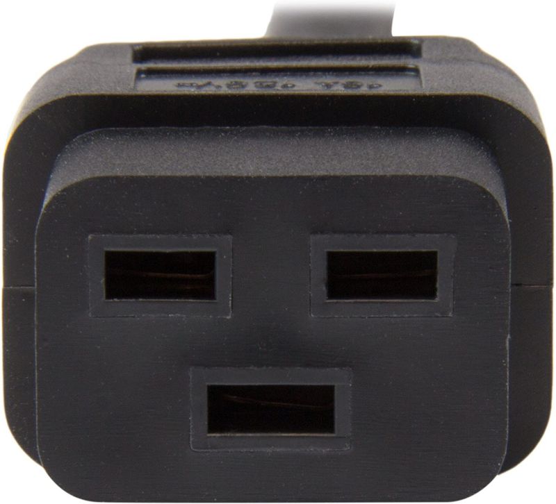 .com 3 ft Heavy Duty 14 AWG Computer Power Cord - NEMA 5-15P to C19 - 14 AWG Power Cable - NEMA 5-15P to IEC 320 C19 Power Cord (PXT515C19143)