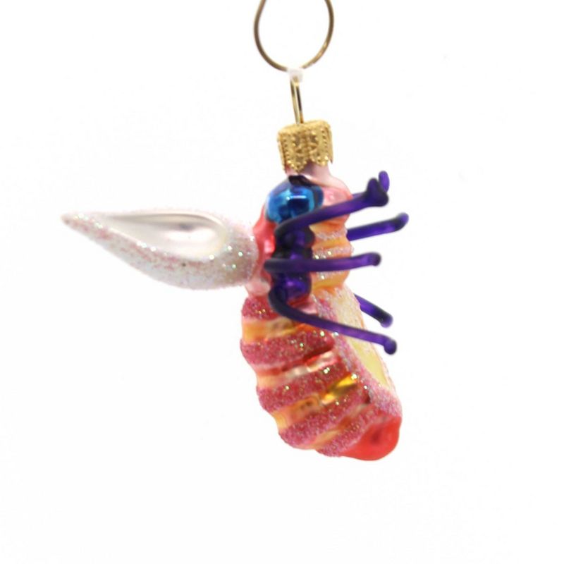 Christina's World 2.25" Pink Buzzing Bee Bumble Sting  -  Tree Ornaments