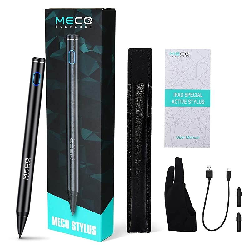 2 Extra Nibs Stylus Pen for iPad with Palm Rejection  Rechargeable Active Pencil High Sensitivity amp Fine Point for 20182020 iPad Pro 11129 iPad 6th7th iPad Mini 5th iPad Air 3rd