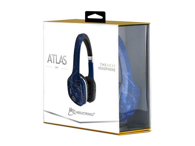 Mee audio Sky HP-ATLAS-SK-MEE Atlas Fantasy IML Graphics On-Ear Headphones with Headset Functionality