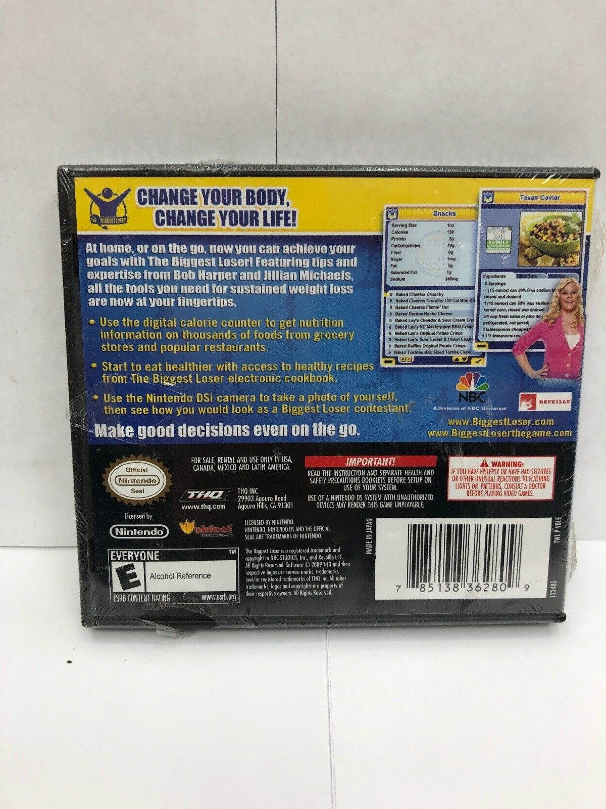The Biggest Loser Complete Nintendo Ds  Sealed