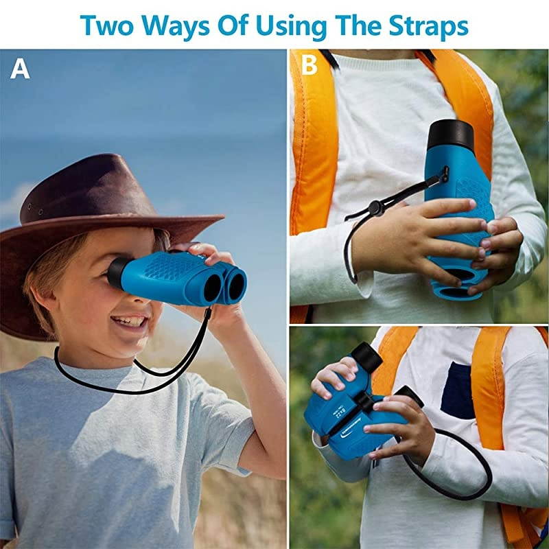 Compact Fixed Focus Binoculars for Kids Gifts for 47 Year Old Boys Girls614 Year Old Top Girls Boys Toys for Kids Teen Child Christmas Gifts Blue