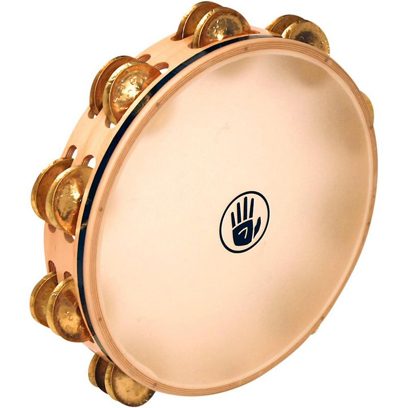 Black Swamp Percussion Overture Series 10in Tambourine Double Row with Remo head Brass TDOV