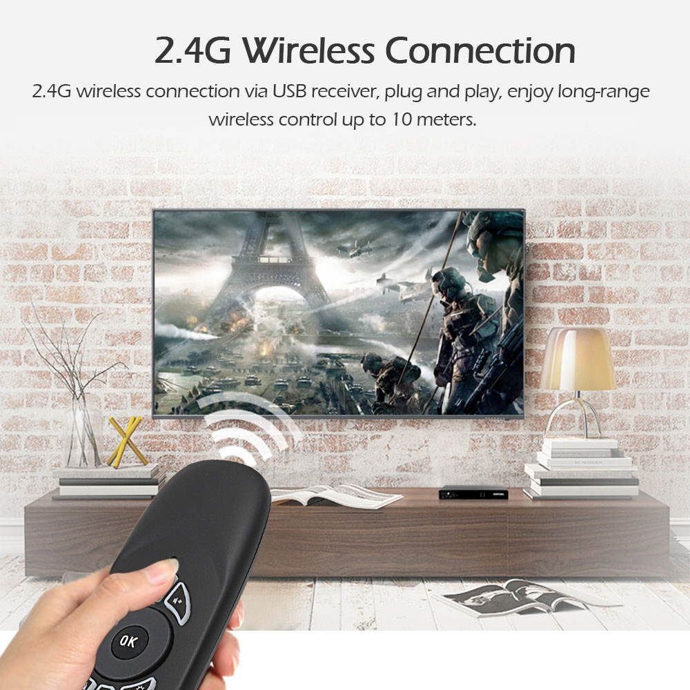 2.4G Backlight Air Mouse Wireless Keyboard 6-Axis Remote Control Motion Sense for Mini PC Smart TV Android TV Box Projector