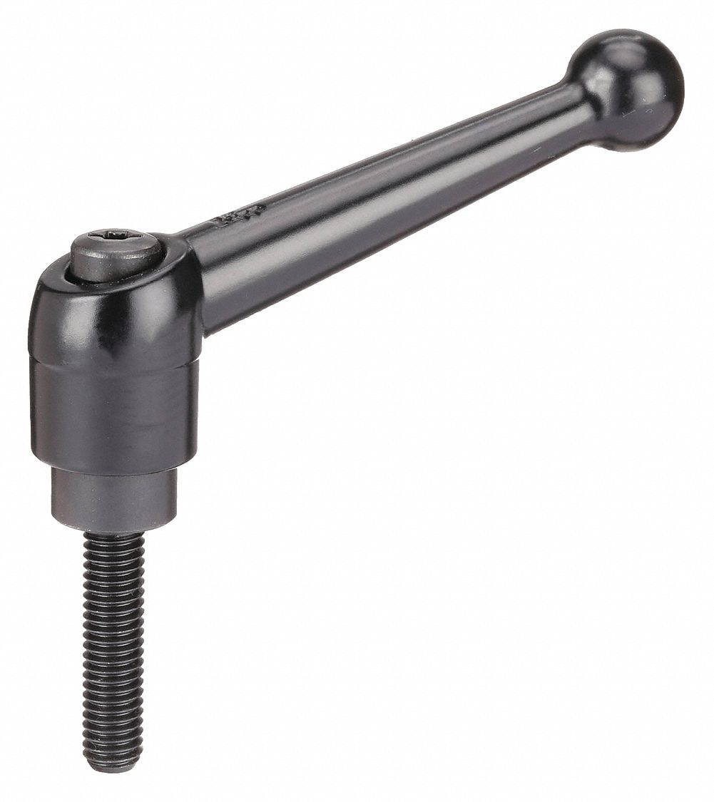 Kipp Adjustable Handle,5/16"-18,Zinc  K0116.3A31X60