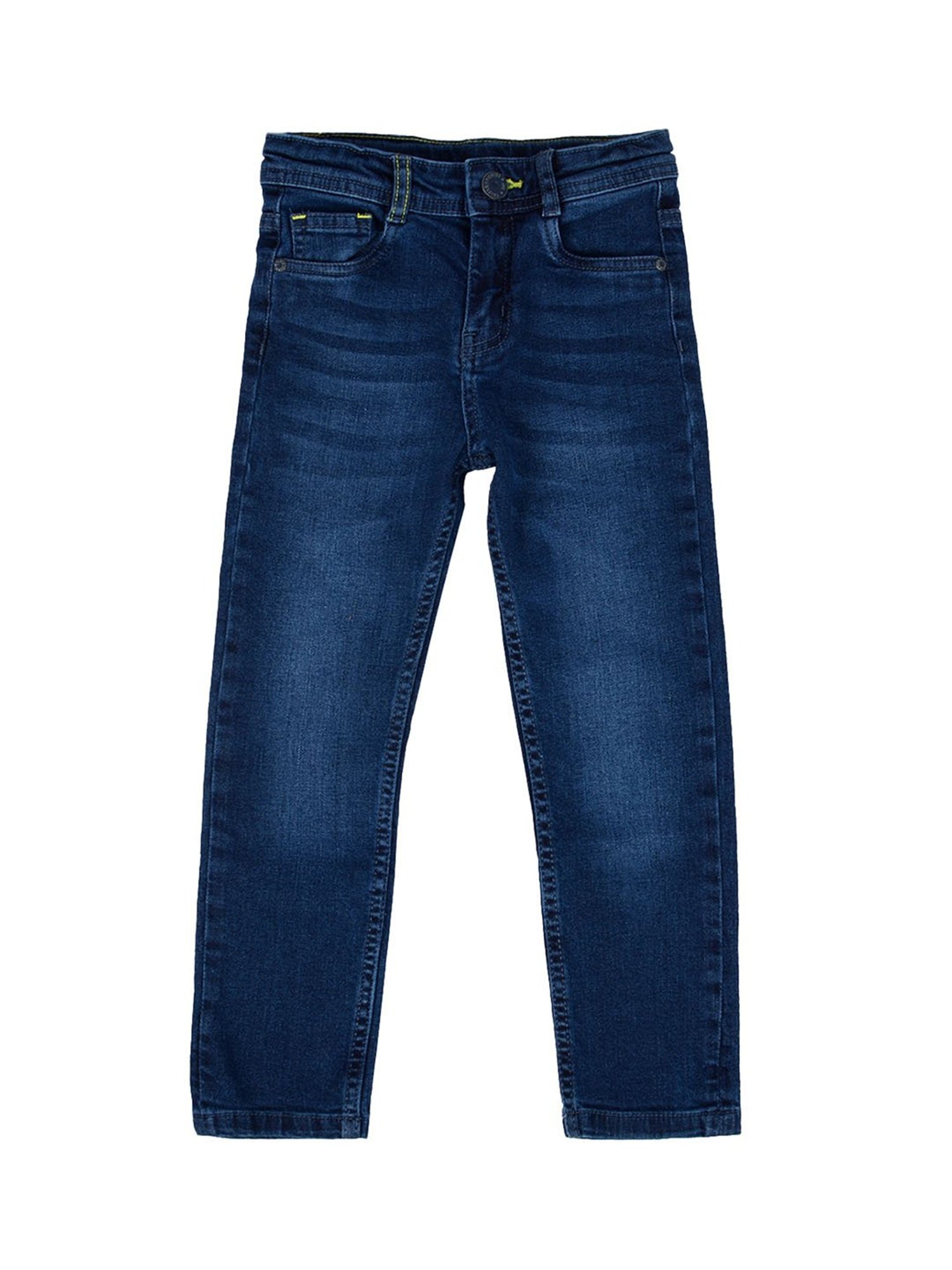 Pepe Jeans Boys Dark Blue Solid Jeans