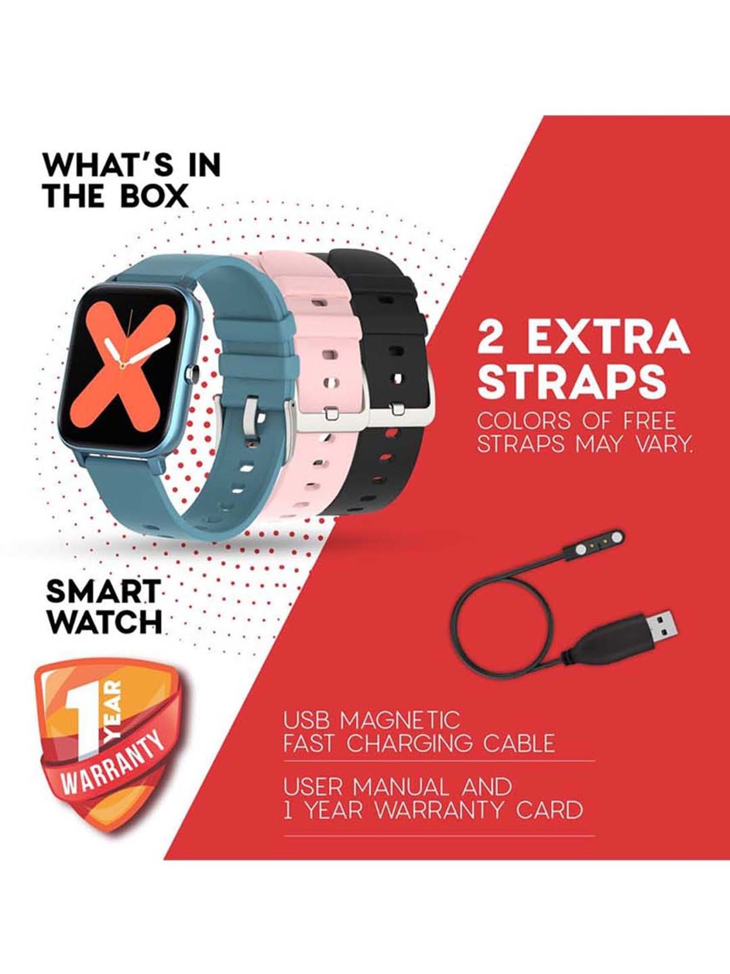 I Kall W1 Smartwatch (Black)