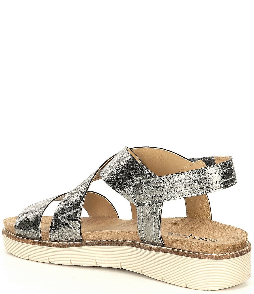 Diba True Cold Bay Metallic Platform Wedge Sandals