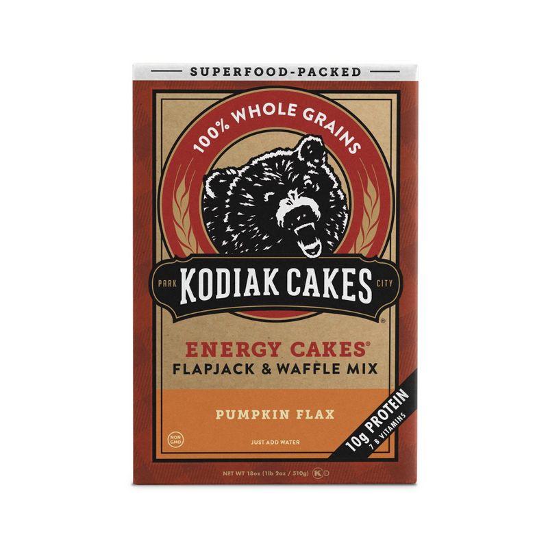 Kodiak Cakes Energy Cakes Pumpkin Flax - 18oz