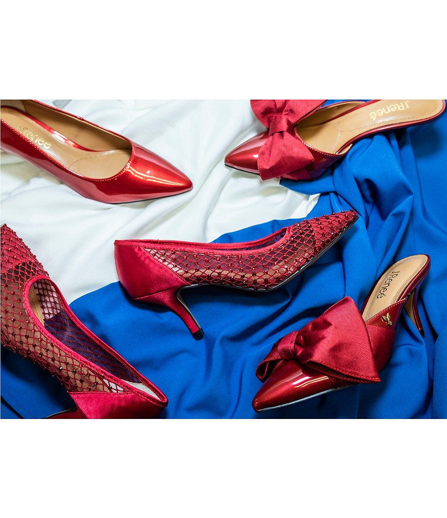 Schutz Sionne Clear Vinyl Pointed Toe Mules