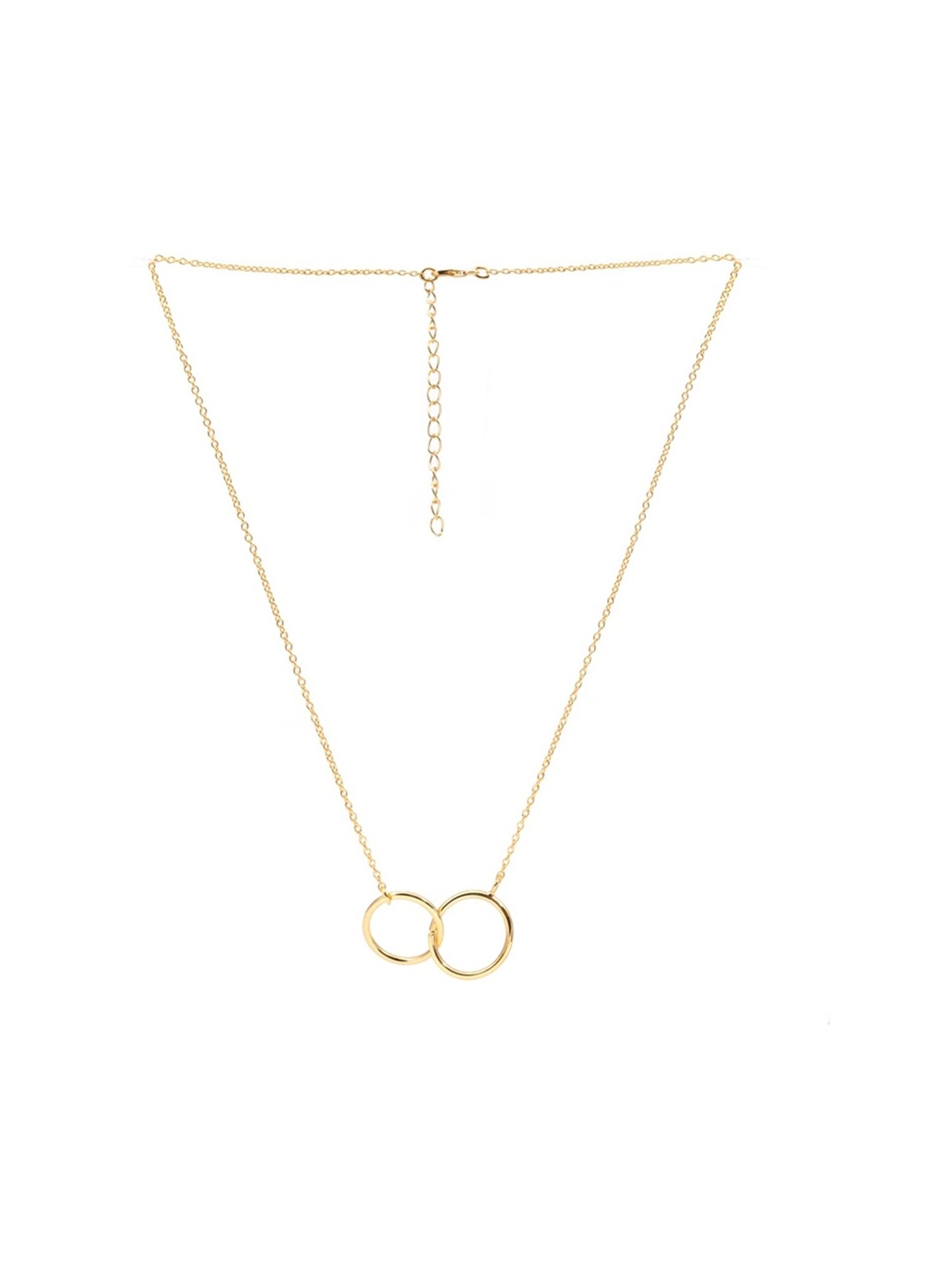 Palmonas Golden Entangled Chakra Vermeil Necklace for Women