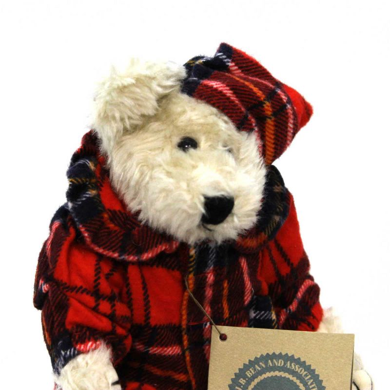 Boyds Bears Plush 7.5" Bianca T Witebred Winter Bean Bear  -  Decorative Figurines