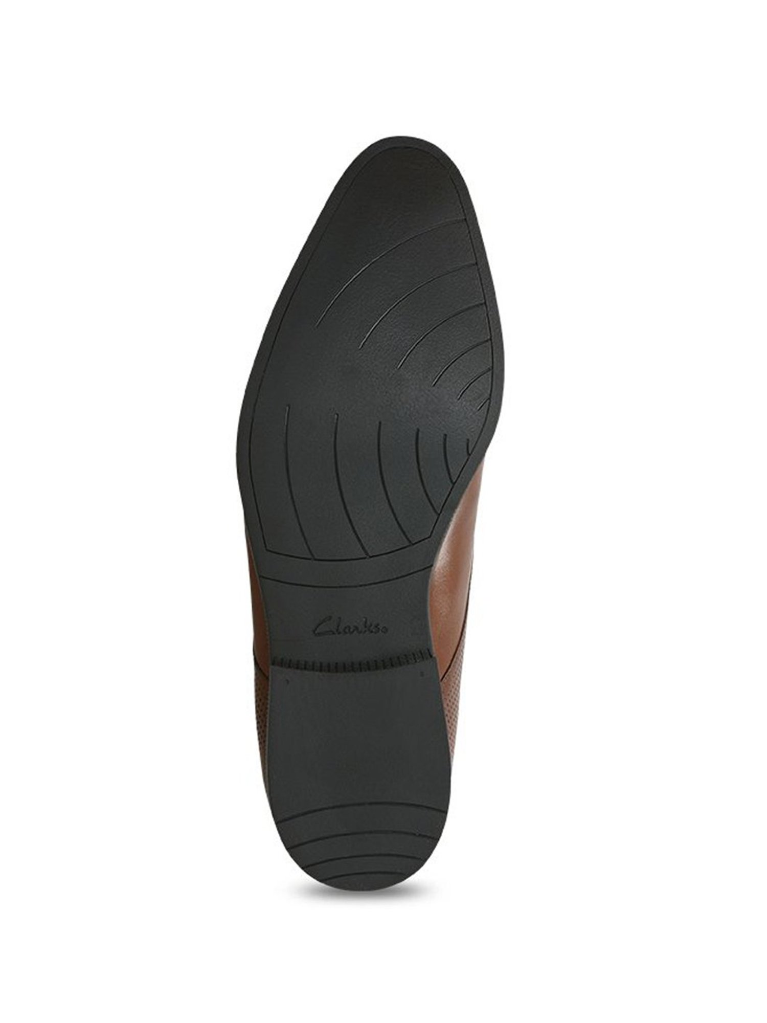 Clarks Men's Bampton Tan Derby Shoes