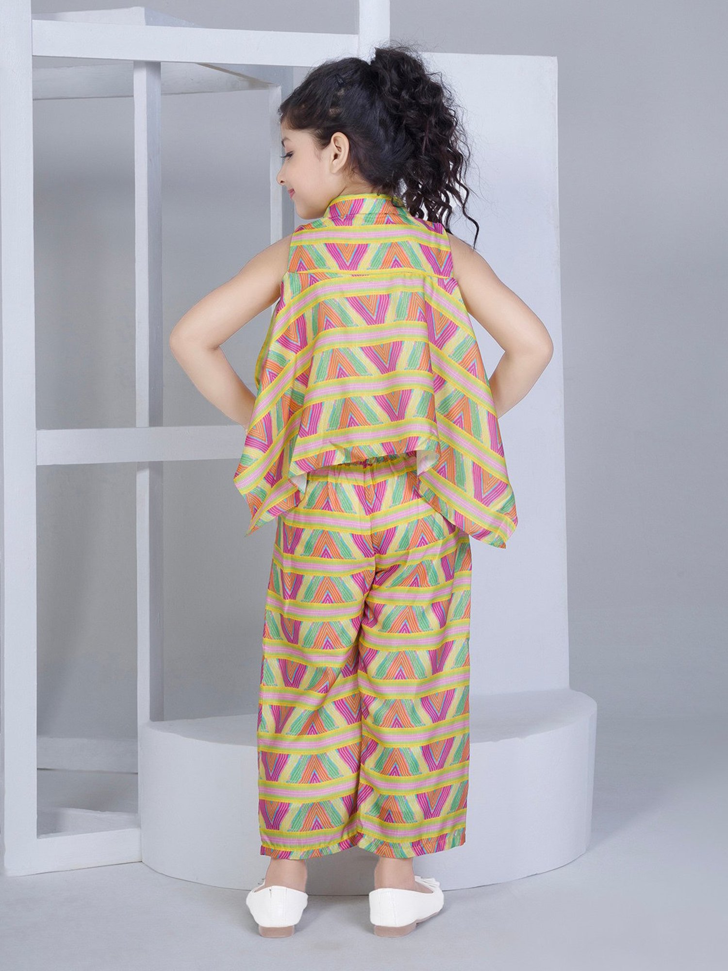 Peppermint Kids Multicolor Printed Top with Pants