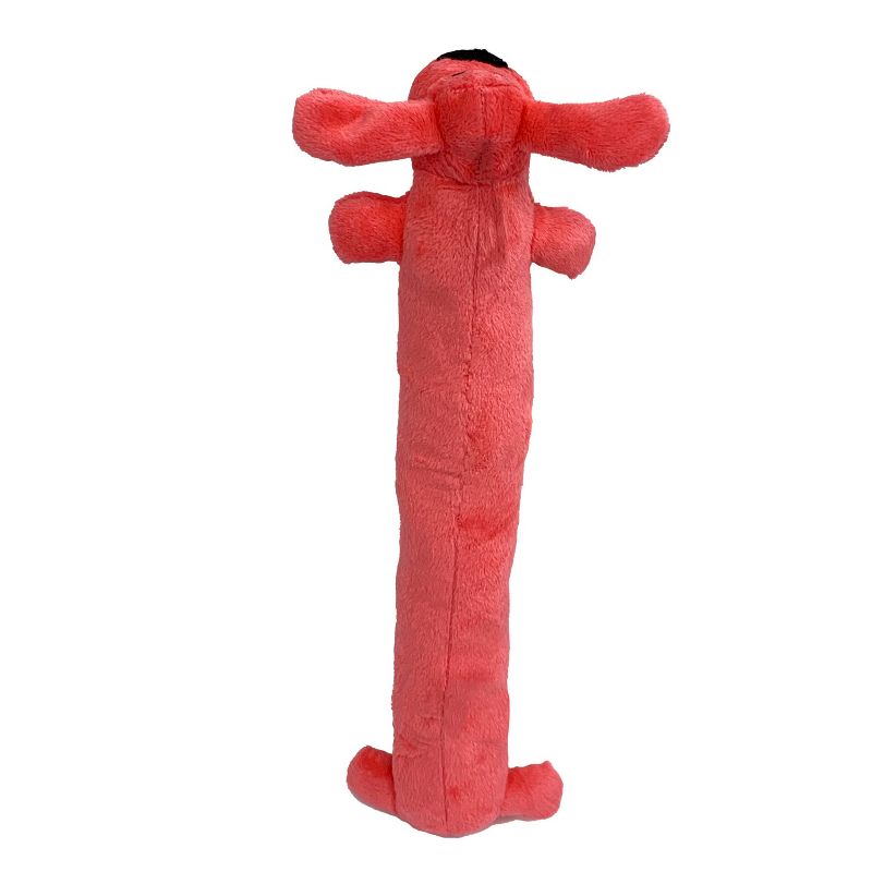 Multipet Loofa Rule Dog Toy - Pink - 12"