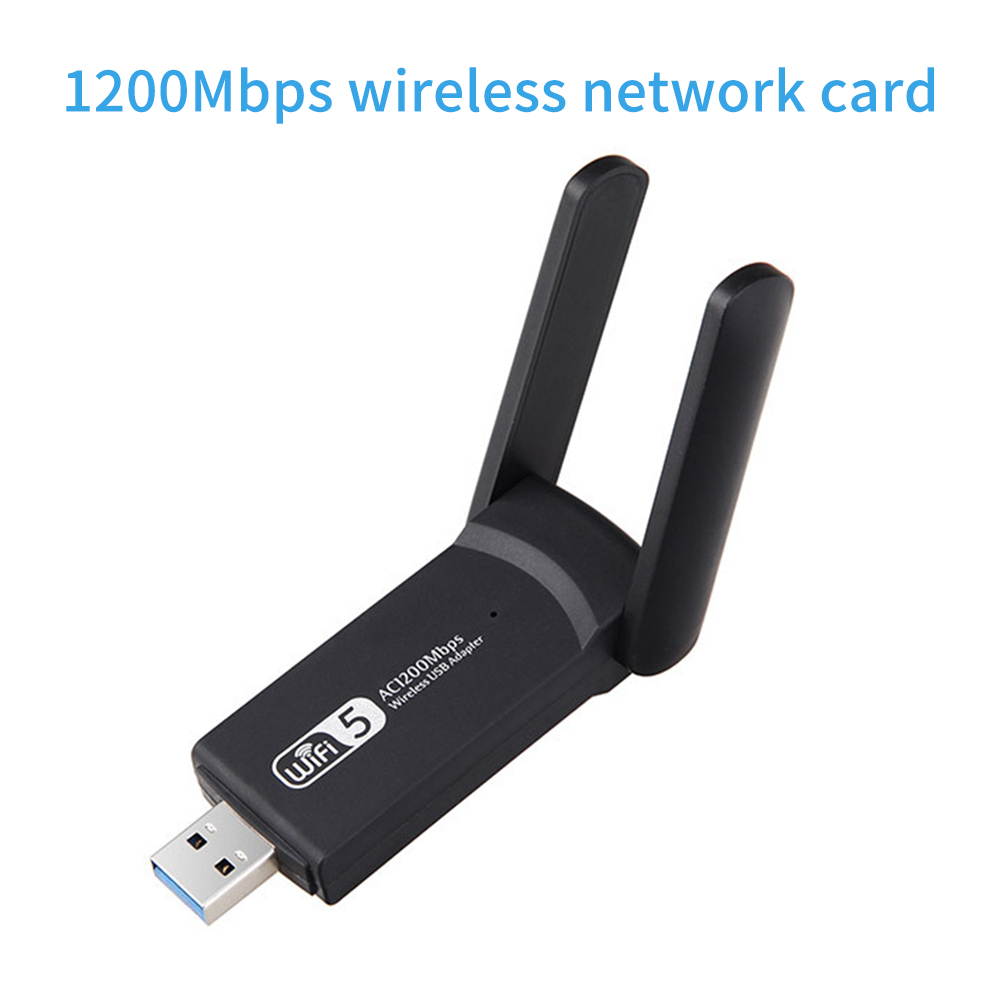 1200Mbps USB 3.0 Wifi Adapter With Antenna External Network Card For PC Dual Band