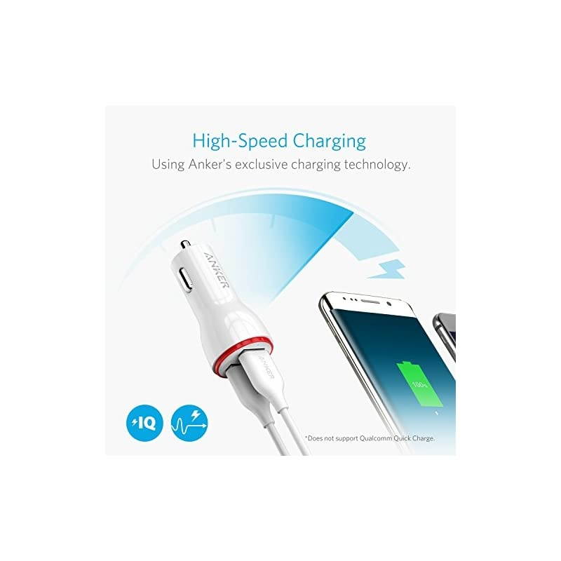 24W Dual USB Car Charger PowerDrive 2 for iPhone X 87 6s Plus iPad ProAir 2 Mini Note 54 LG Nexus HTC and More