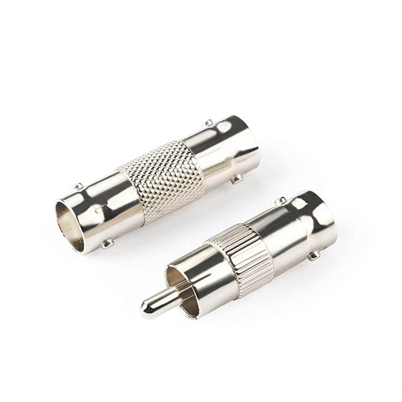 25Feet BNC Vedio Power Cable Pre-Made Al-in-One Camera Video BNC Cable Wire Cord Gray Color for Surveillance CCTV Security System with Connectors(BNC Female and BNC to RCA)