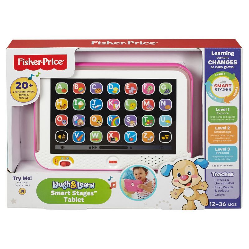 Fisher Price Laugh & Learn Smart Stages Tablet - Pink