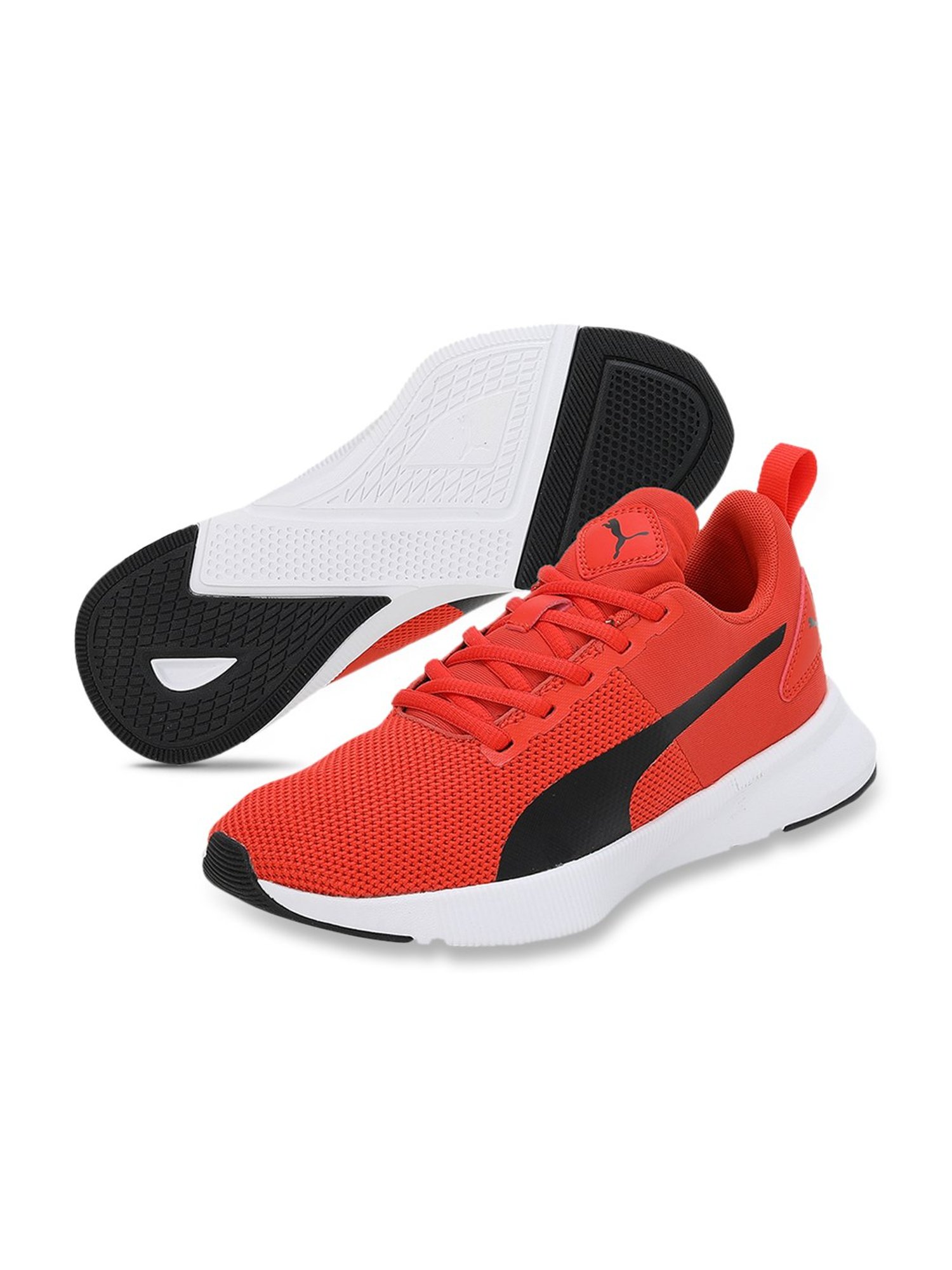Puma Kids Red & Black Running Shoes
