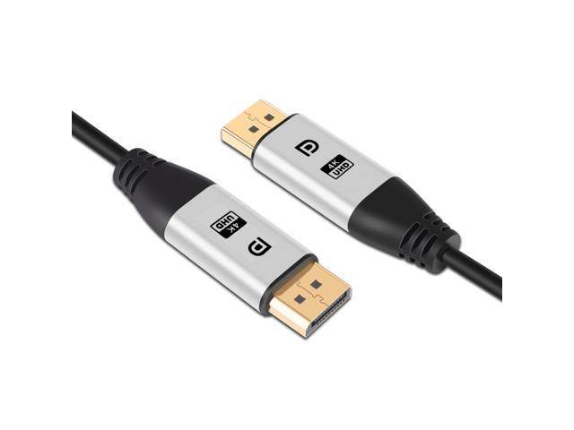 DisplayPort Cable 10ft(3m) DP Cable- [4K@60Hz] Display Port Cable High Speed DisplayPort to DisplayPort Cable for PC, Laptop, TV etc - (DP to DP Cable) Black (10Ft)